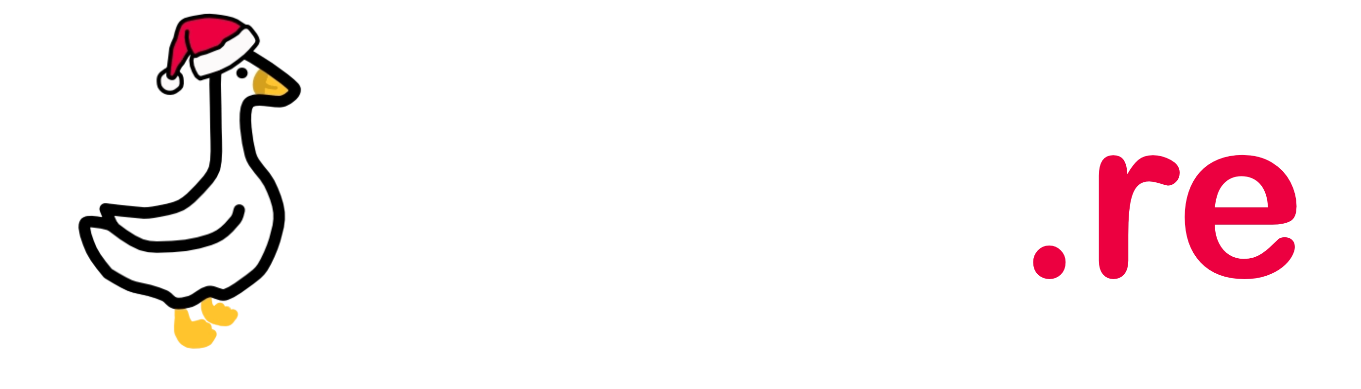 Goose.re Christmas Logo with Text